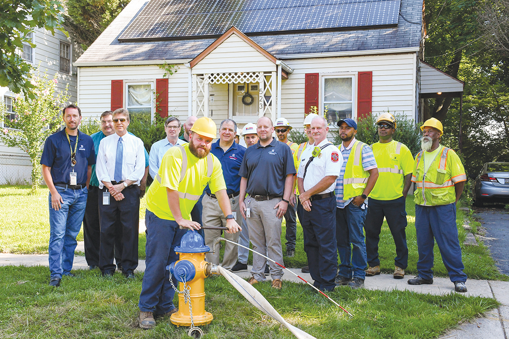 Water Hydrant replacement project