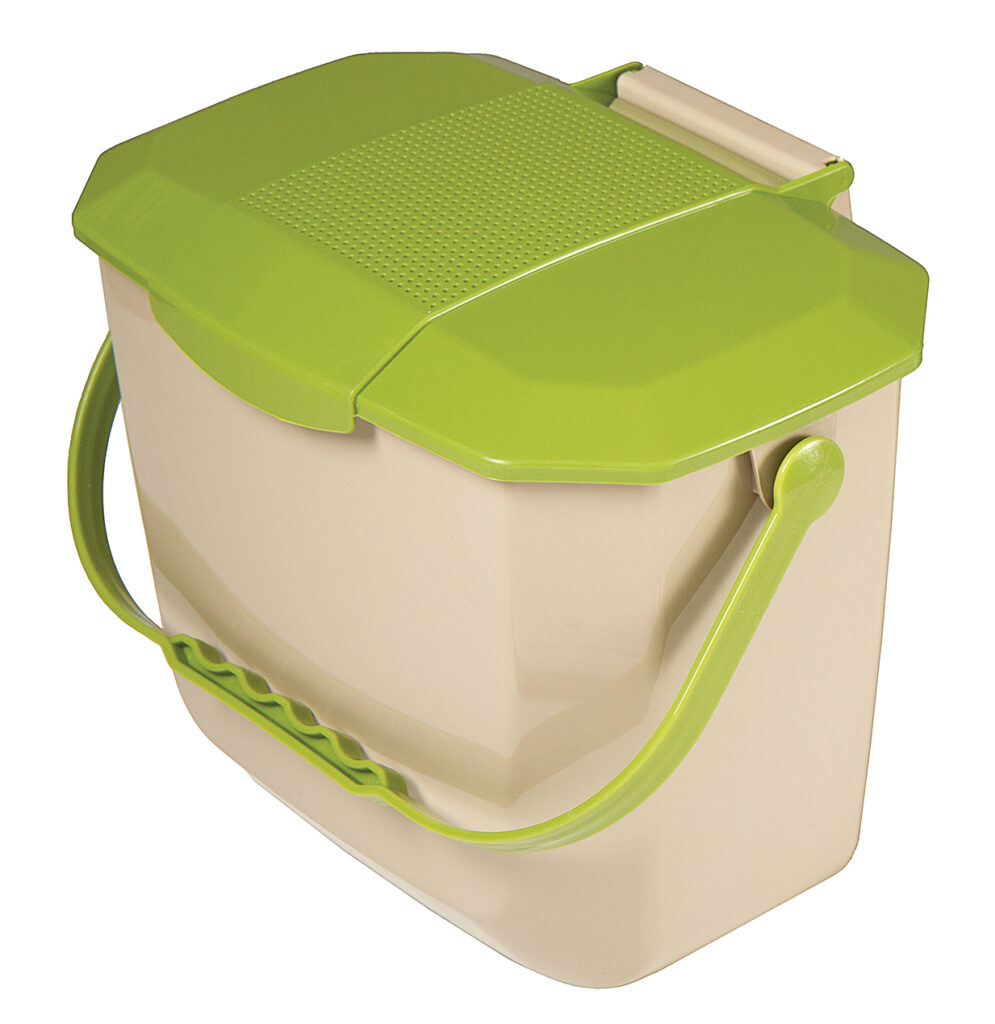 food scraps kitchen bin