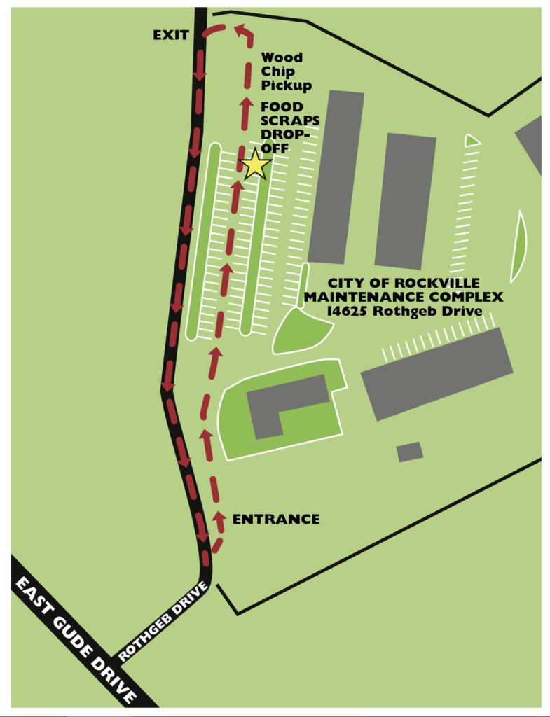 food scraps map for drop off