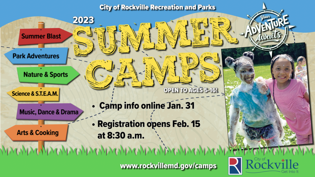 City of Rockville Recreation and Parks: 2023 Summer Camps