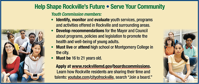 Join Rockville’s Youth Commission 