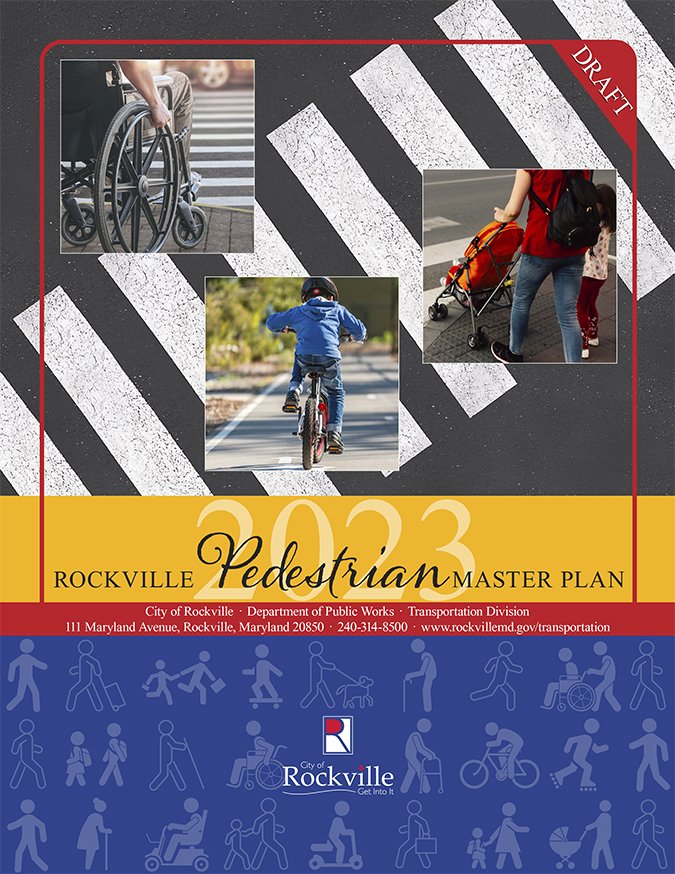 Draft Rockville Pedestrian Master Plan 2023 cover