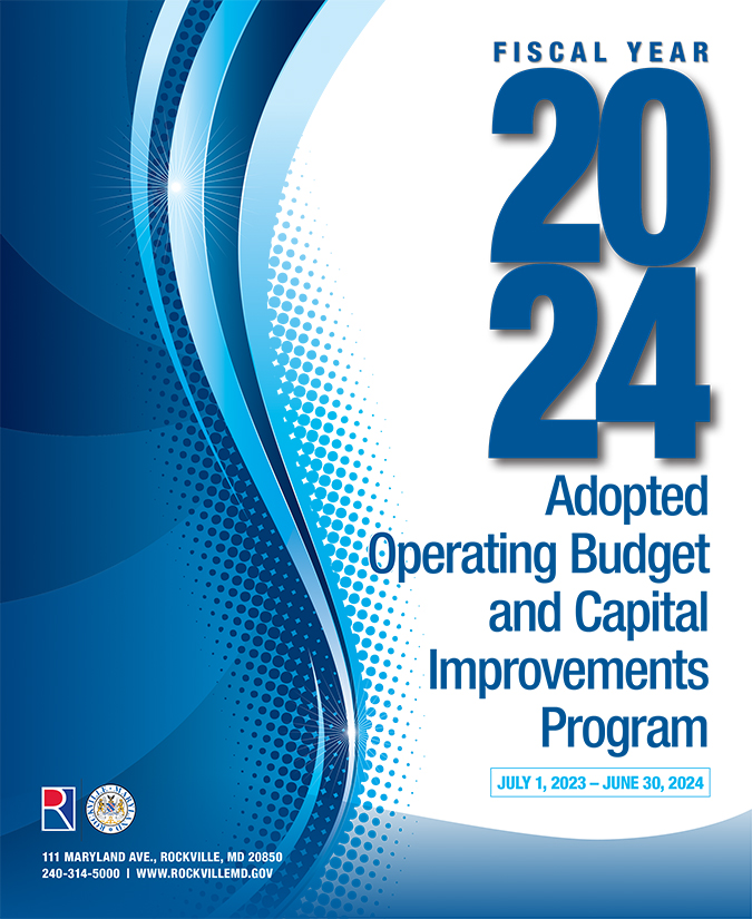 City of Rockville 2024 ADOPTED Operating Budget and CIP Program