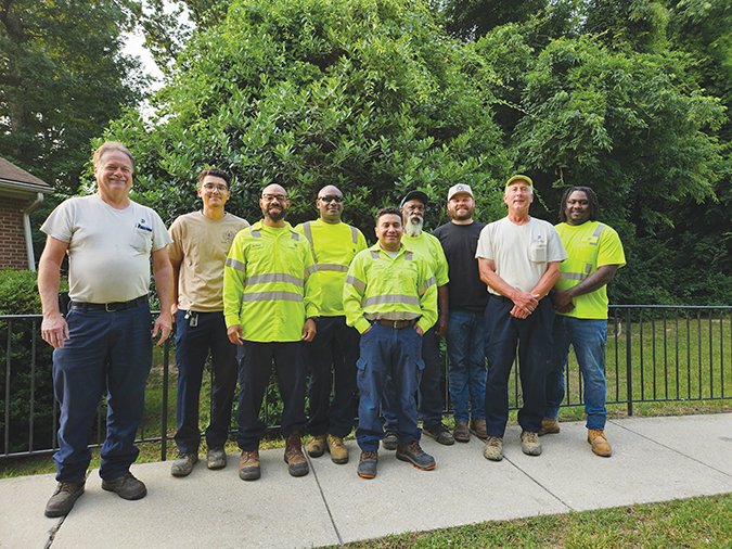Rockville Employees at the Water Distribution System Maintenance Team