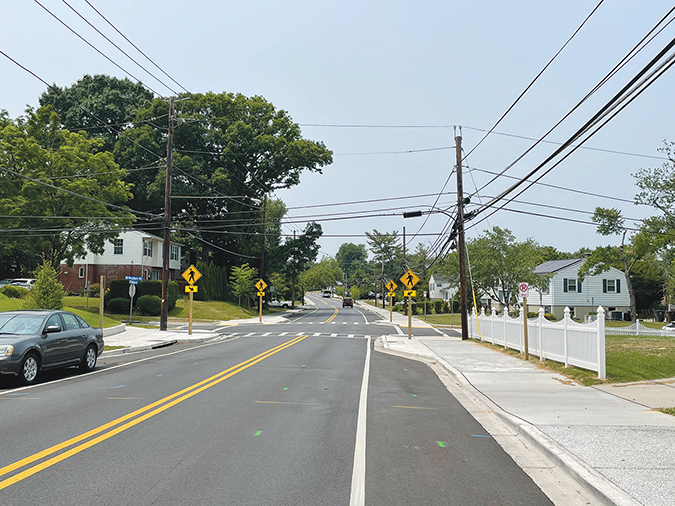 Baltimore Road at Woodburn Road.