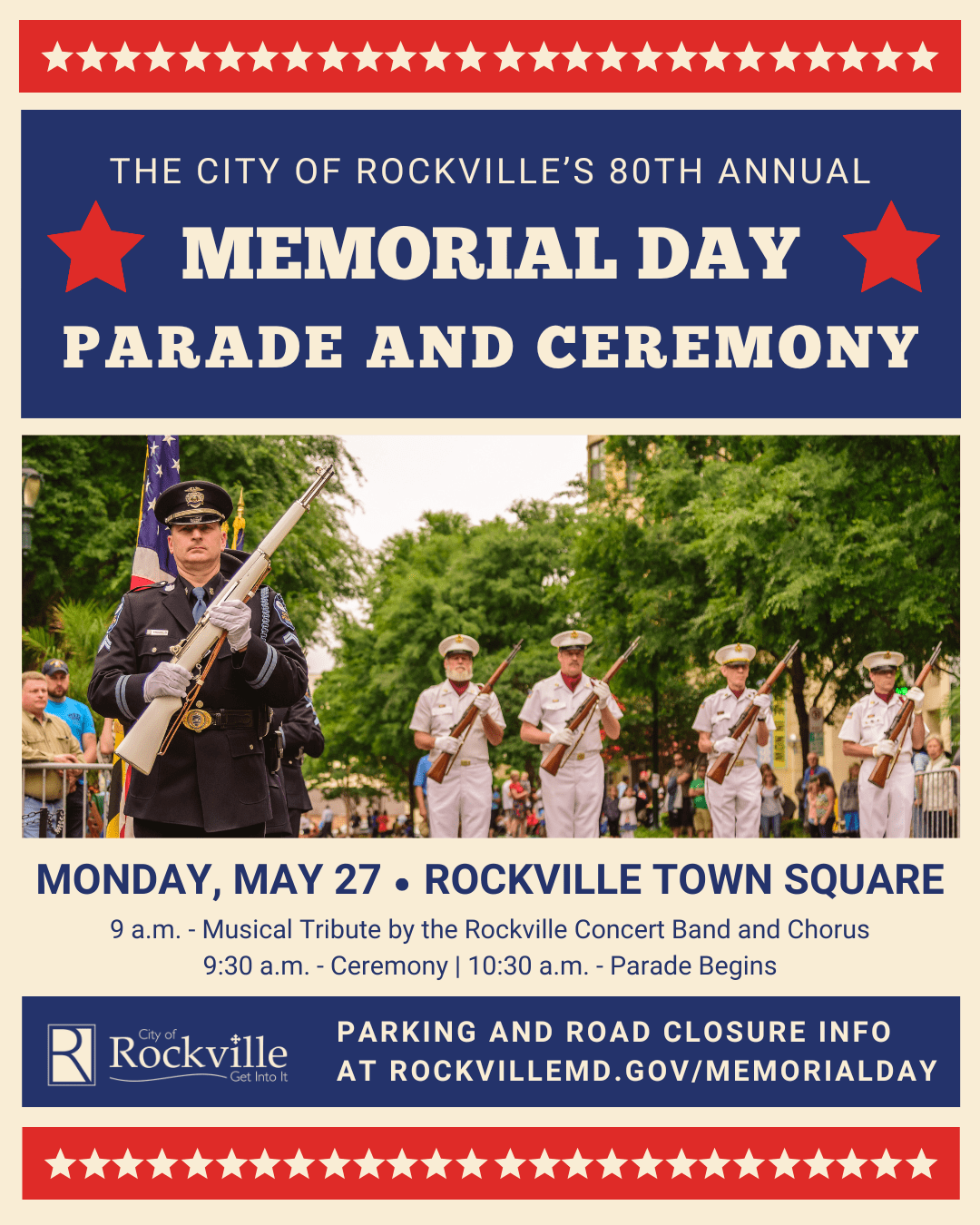 80th Memorial Day Ceremony and Parade Rockville Reports Online