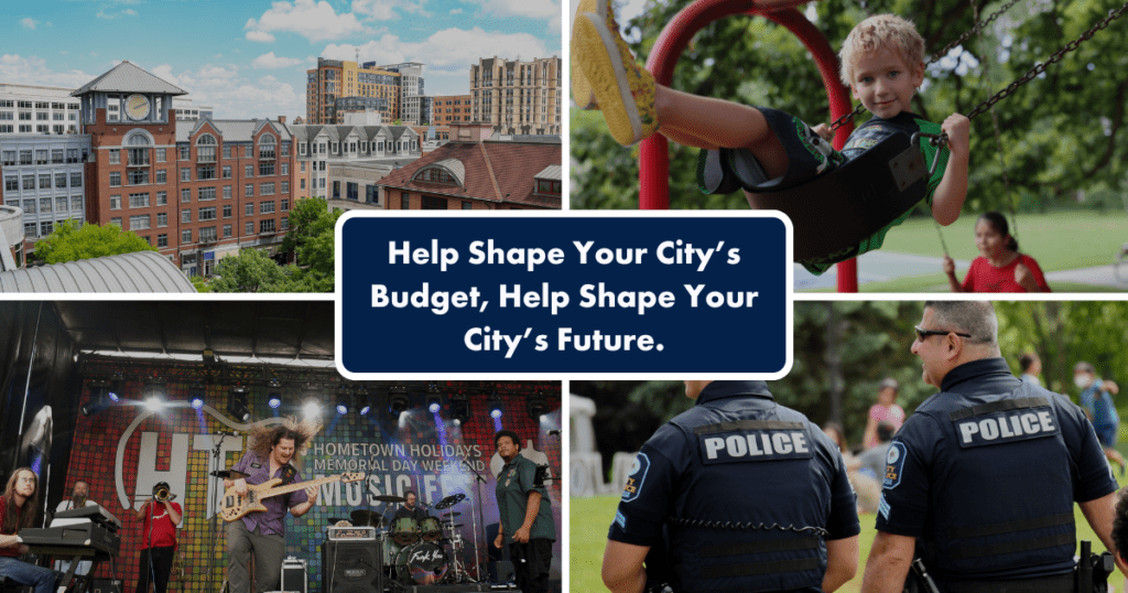 Help Shape Your City’s Budget, Help Shape Your City’s Future