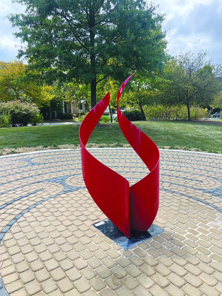 'Flame of Hope' sculpture