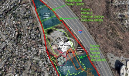Concept Layout for Seven Locks Detention Center Site